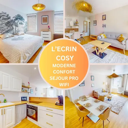 Appartement L'écrin Cozy - Thermal - Cité Judiciaire 4 Personnes *